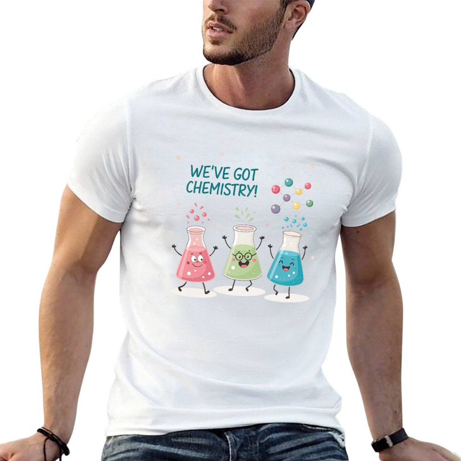 Science Buddy - Camiseta Science Beaker Buddies, camiseta leve