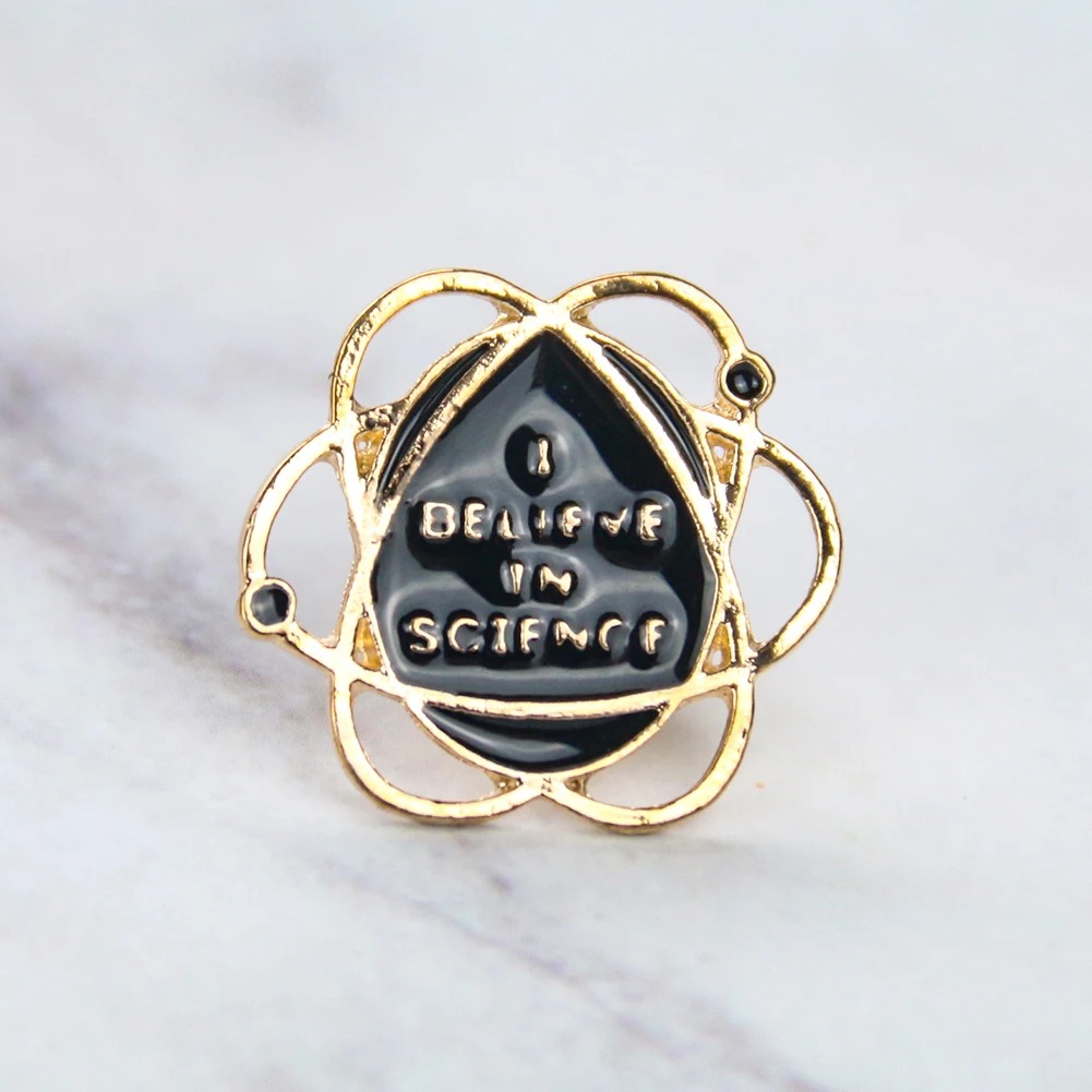 Science Hunter - Broche de átomo com tema científico,