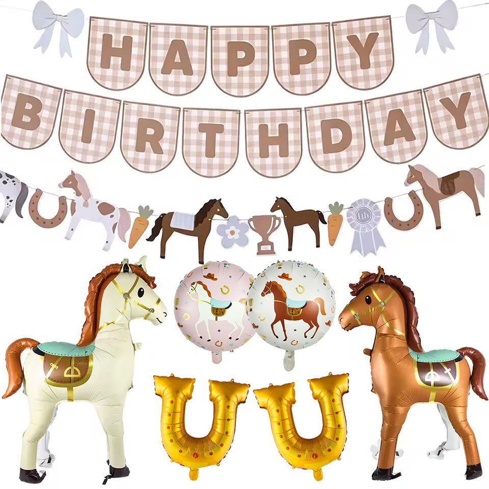 Science Of Happiness - Decorações de Aniversário de Cavalo, Faixa