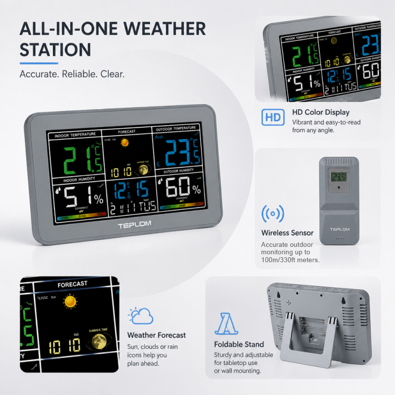 Estação Meteorológica Digital  - Weather Station Indoor avaliação e preço