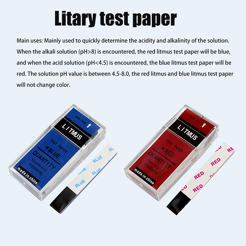 100 Tiras/Caixa de Tiras de Te - Ph Strip Test avaliação e preço